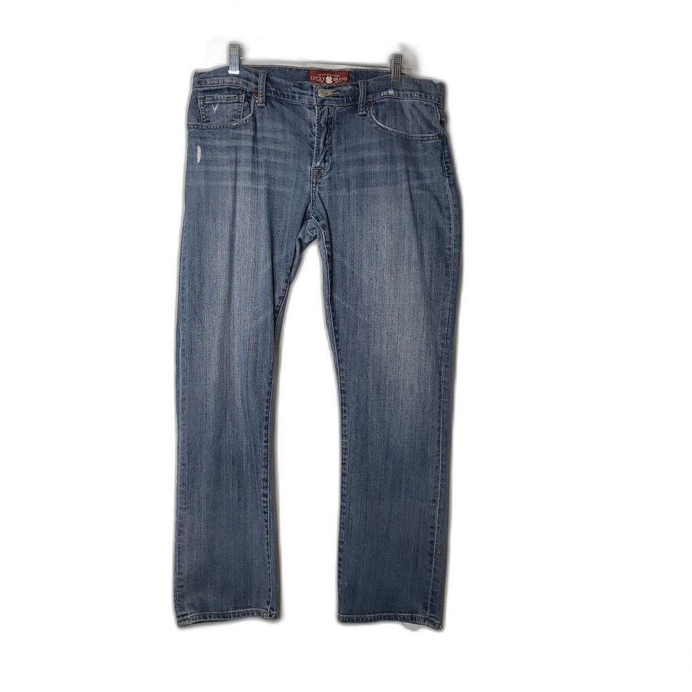 Lucky Brand Jeans Womens 10 Sienna Tomboy Straight Leg Mid Rise Denim Casual Pan